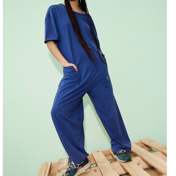 NWOT Free People Movement Hot Shot Tee Onesie - Black Grape - XL *IR* - Picture 4 of 10